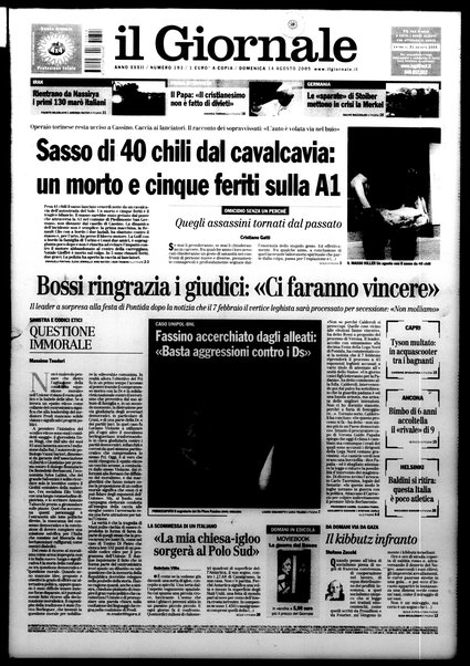 Il giornale : quotidiano del mattino